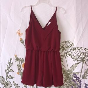 Red Romper by Sienna Sky